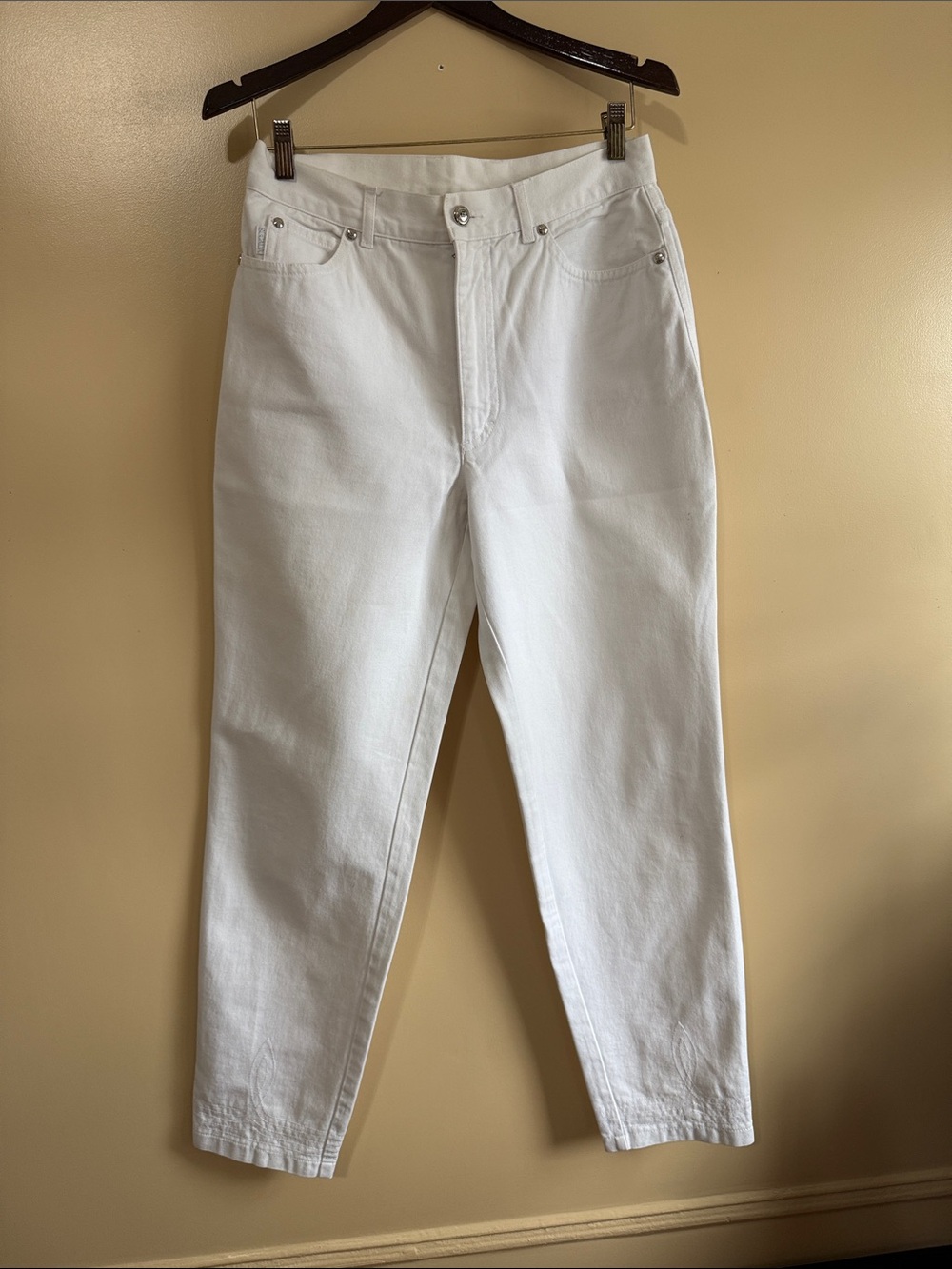 Escada White Slim Straight Men's Jeans